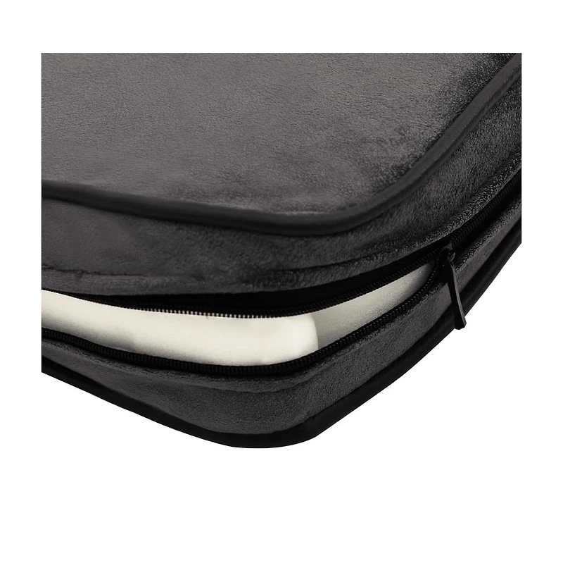 Dog Sofa 31.9"x16.9"x12.2" Faux leather (100% polyurethane) and plush (80% polyester, 20% cotton)