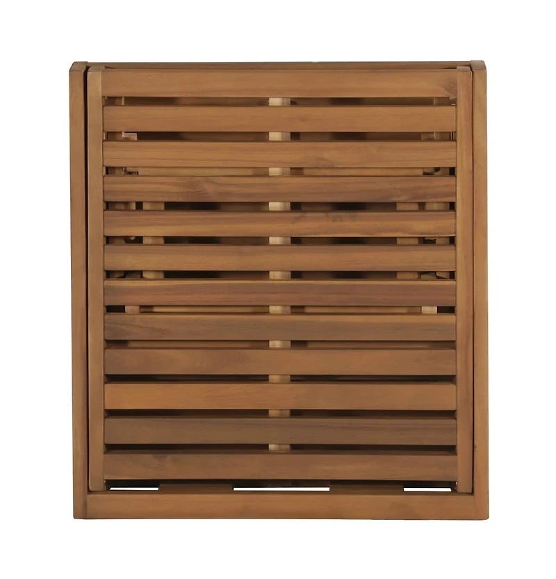 vidaXL Folding Sun Lounger Solid Acacia Wood