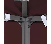 vidaXL 2-Tier Gazebo Top Cover 1 oz/ft² 9.8'x9.8' Bordeaux