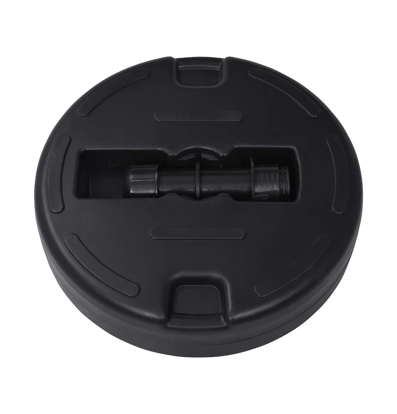 vidaXL Umbrella Base Sand/Water Filled 6.3 gal Black
