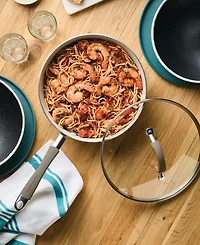 Rachael Ray Cucina Ceramic Nonstick 3-Quart Saute Pan with Lid