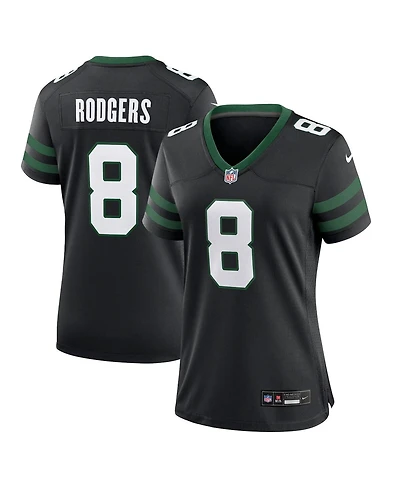Nike Women's Aaron Rodgers Legacy Black New York Jets Alternate Game Jersey