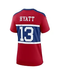 Nike Women's Jalin Hyatt Century Red New York Giants Alternate Player Game Jersey