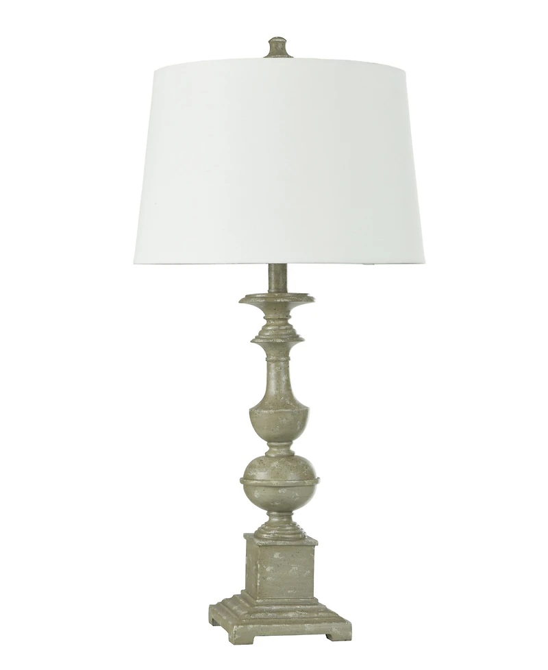 StyleCraft Home Collection 31" Metal Cromwell Traditional Baluster Table Lamp