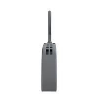 vidaXL Extendable Clothes Hangers 5 pcs Gray