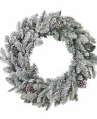 Seasonal 24" Lexington Fir Wreath, 50 Warm Led Lights