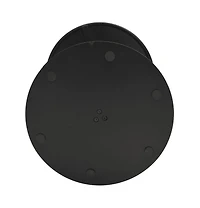 vidaXL Patio Table Round Black 23.6"x41.3" Steel