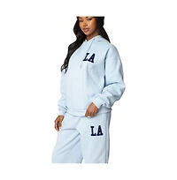 Edikted Womens La Love Oversized Hoodie