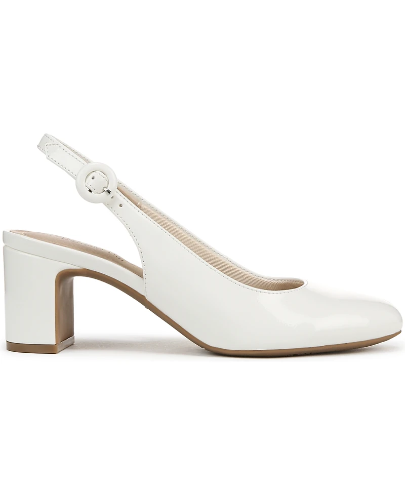 LifeStride Women's Tia Block Heel Slingback Pumps