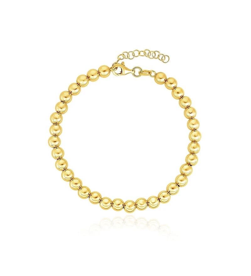 The Lovery Large Gold Ball Bead Bracelet 14K Gold