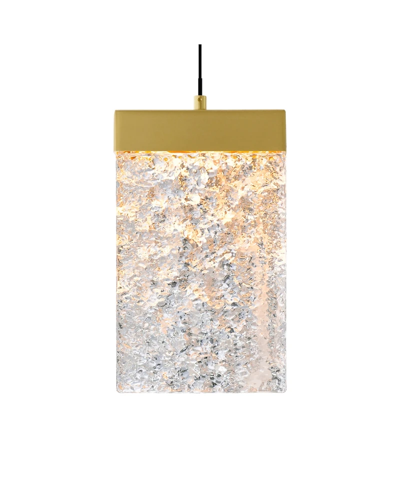 Cwi Lighting 12" Metal Lava Integrated Led Mini Pendant