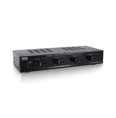 Pyle 4-Channel Speaker Selector System - Multi-Zone Audio Receiver for Home Theater
