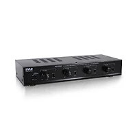 Pyle 4-Channel Speaker Selector System - Multi-Zone Audio Receiver for Home Theater