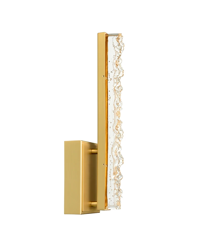 Cwi Lighting 16" Metal Stagger Integrated Led Wall Light