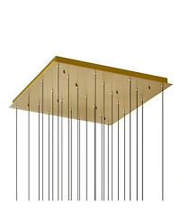 Cwi Lighting 16" Metal Greta Integrated Led Chandelier