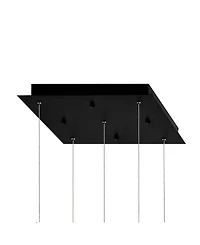 Cwi Lighting 16" Metal Greta Integrated Led Mini Pendant