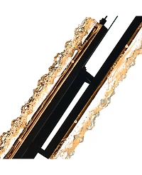 Cwi Lighting 24" Metal Stagger Integrated Led Mini Pendant
