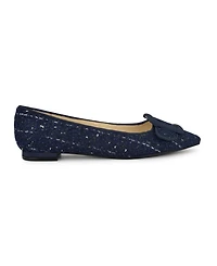 Nine West Women's Jesike Buckle Slip-On Flats