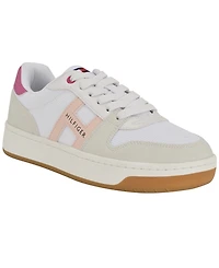 Tommy Hilfiger Women's Neenha Signature Logo Lace-Up Sneakers