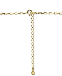 Giani Bernini Cubic Zirconia & Rope Triple Ring Pendant Necklace in Sterling Silver & 18k Gold-Plate, 16" + 2" extender, Exclusively at Macy's