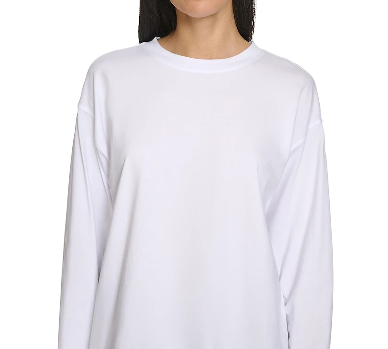 Calvin Klein Performance Women's Long-Sleeve Crewneck T-Shirt