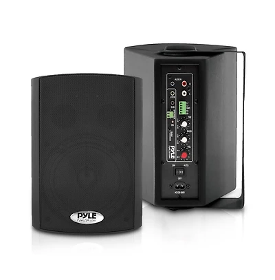 Pyle 5.25” Bluetooth Wireless Wall Mountable Speaker System with 2-Way Full Range Stereo Sound, 300W Rms