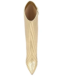 I.n.c. International Concepts Women's Savonia Woven Knee High Boots, Created for Macy's