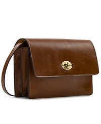 Patricia Nash Livana Small Vintage Distressed Leather Crossbody Bag