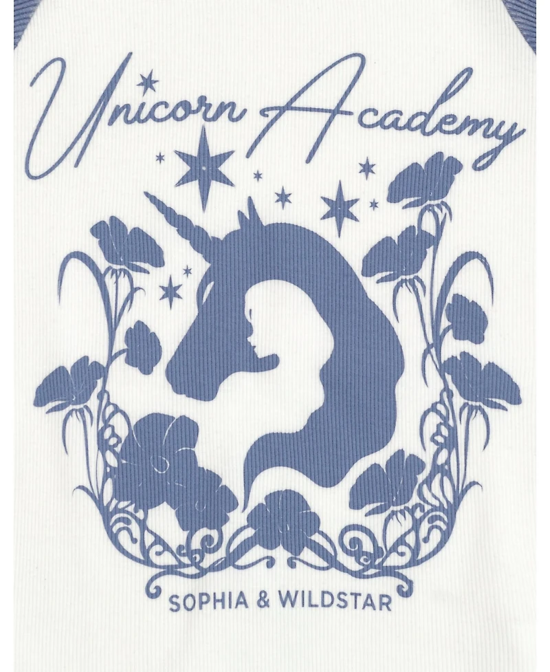 Unicorn Academy Little Girls Sophia & Wildstar T-Shirt (4 - 6