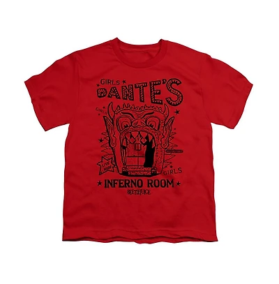 Beetlejuice Boys Dantes Inferno Room Short Sleeve Juvenile Tee / T-Shirt