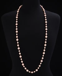Charter Club Gold-Tone Pink Imitation Pearl Long Necklace, 42" + 2" extender, Exclusively at Macy's