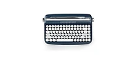 Yunzii Actto B303 Wireless Keyboard, Retro Bluetooth Aesthetic Typewriter Style Keyboard with Integrated Stand for Multi-Device