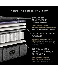 Beautyrest Black Hybrid Series Two 13.5" Firm Tight Top Mattress