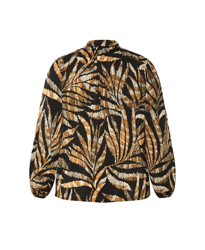 Plus Elia Print Shirt