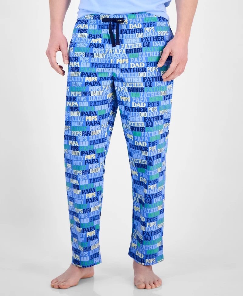 Club Room Men's Number One Dad Pajama Pant, Exclusively at Macy's