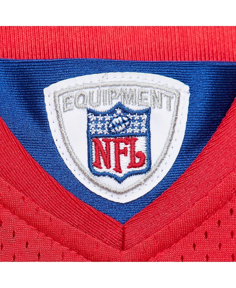Mitchell & Ness Men's Eli Manning Red New York Giants 2004 Authentic Throwback Retired Player Jersey