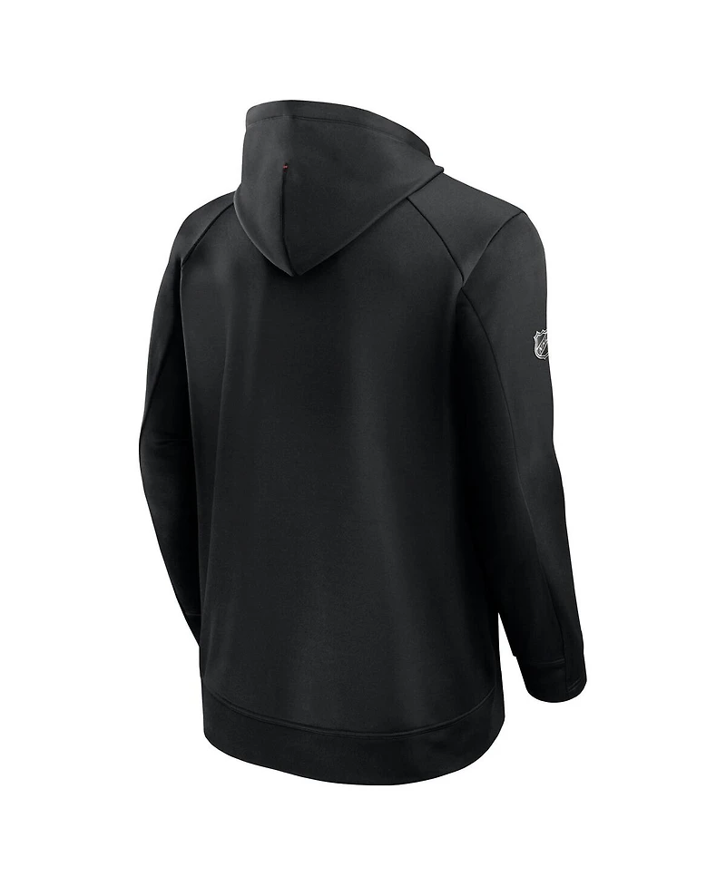 Fanatics Men's Chicago Blackhawks Authentic Pro Rink Fleece Pullover Hoodie