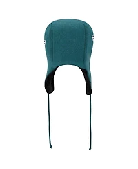 New Era Men's Midnight Green Philadelphia Eagles Helmet Head Trapper Knit Hat