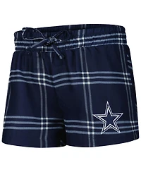 Concepts Sport Women's Navy/Gray Dallas Cowboys Petition Raglan Long Sleeve T-Shirt and Shorts Set