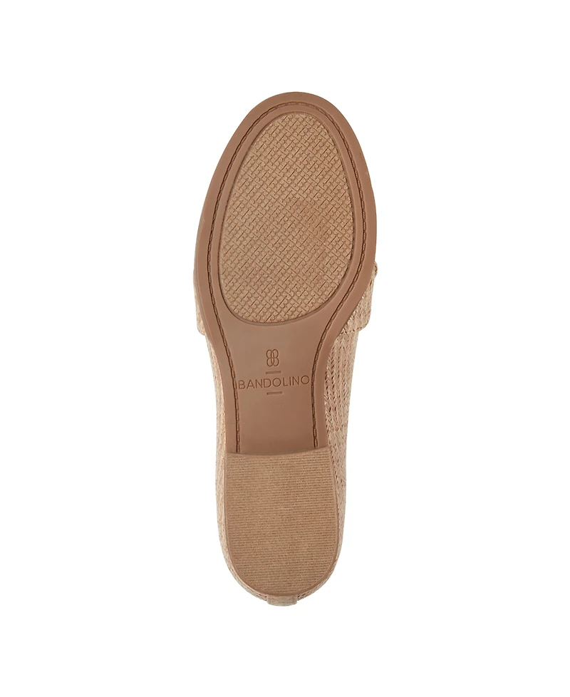 Bandolino Women's Lilanaa Raffia Woven Knotted Loafers