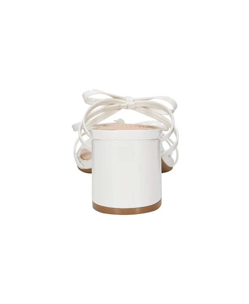 Bandolino Women's Margil Strappy Bow Block Heel Sandals