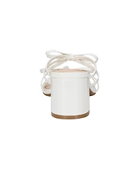 Bandolino Women's Margil Strappy Bow Block Heel Sandals