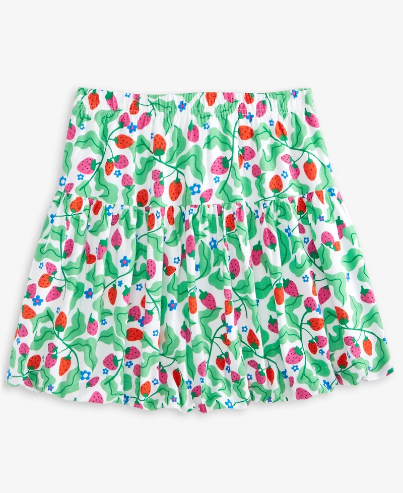 Big Girl Berry-Print Bubble Hem Skirt, Exclusively at Macy's