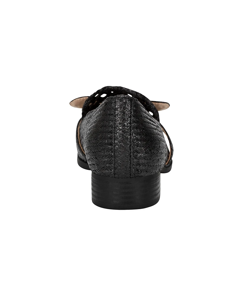 Bandolino Women's Lilanaa Raffia Woven Knotted Loafers