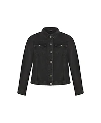 City Chic Plus Tia Denim Jacket