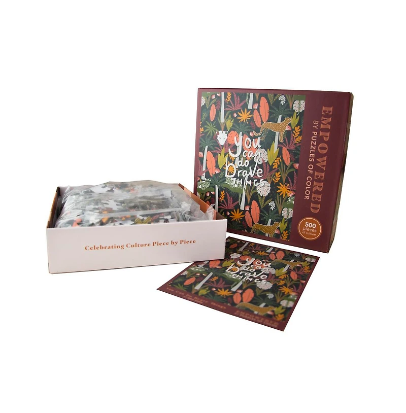 Puzzles of Color You Can Do Brave Things by Orris Eddu - 500 Piece Puzzle