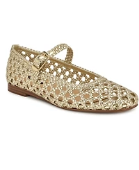 Nine West Women's Halie Woven Mary Jane Flats