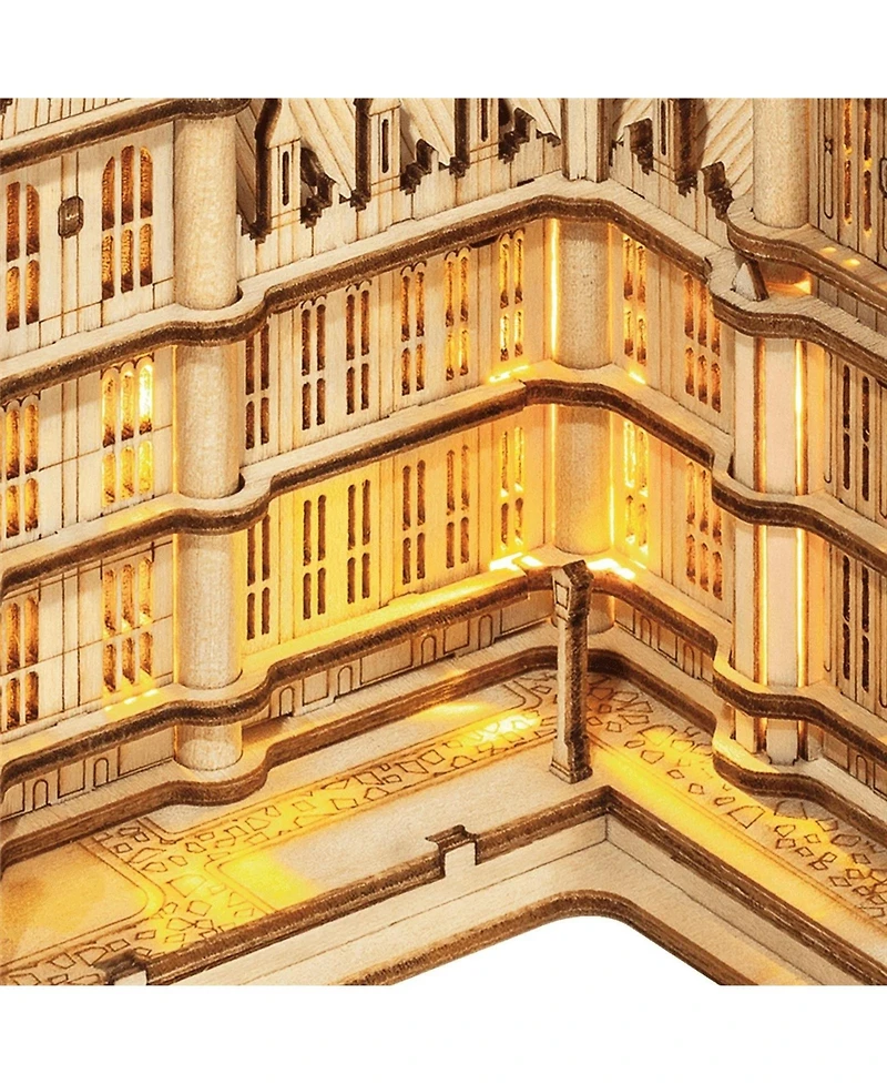 Robotime 3D Jigsaw Puzzle Big Ben London Architecture Wooden Model Kits for Teens/Adults, 3.9"4.2"7.5"