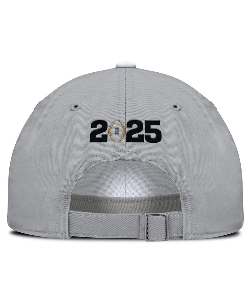 Nike Men's and Women's White/Gray Penn State Nittany Lions 2024 College Football Playoff Club Adjustable Hat