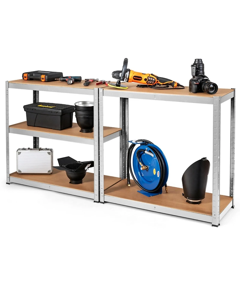 Gymax Adjustable 36''x72'' Heavy Duty 5 Level Garage Tool Shelf 2000lbs